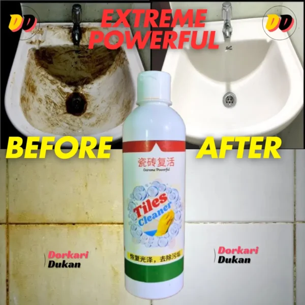 extreme powerful tiles cleaner is a cleaning spray to clean home. tile cleaner is available in dorkari dukan online Shop bangladesh.